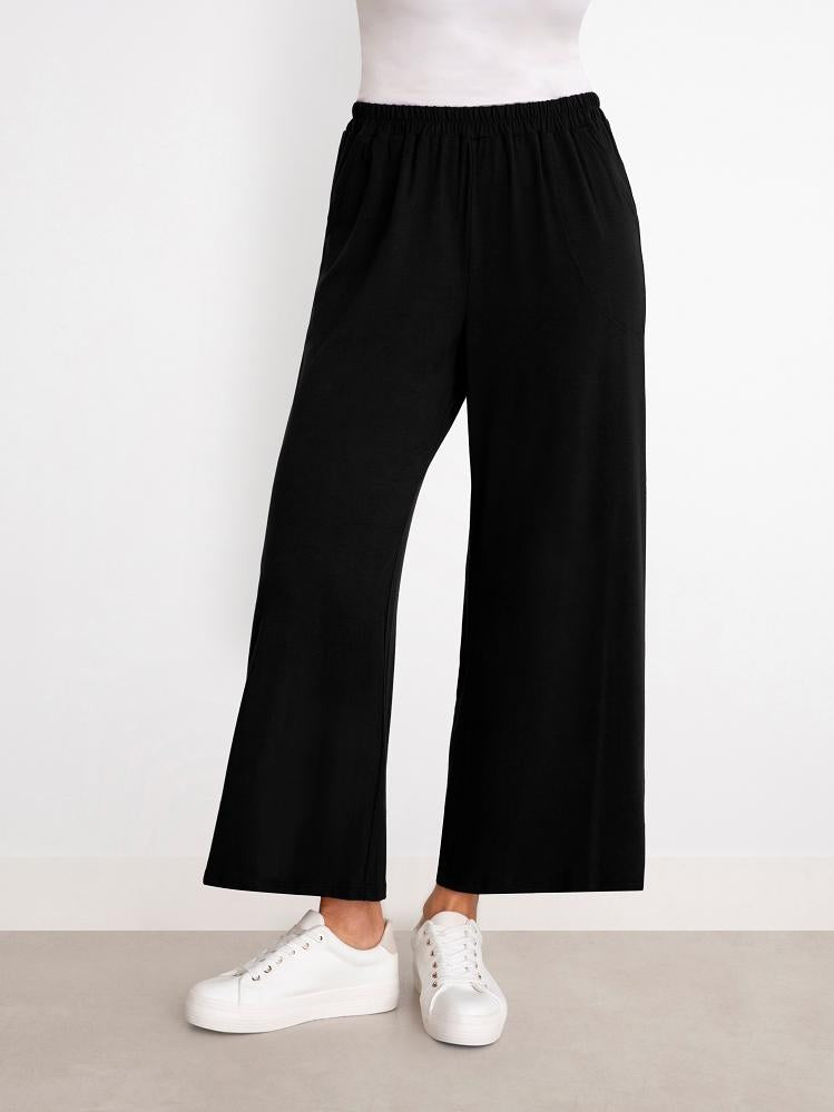Bamboo Wide Leg Ankle Pant Style T4701 Sympli