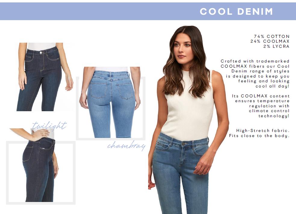 French Dressing Jeans Olivia Slim Leg Cool Denim 