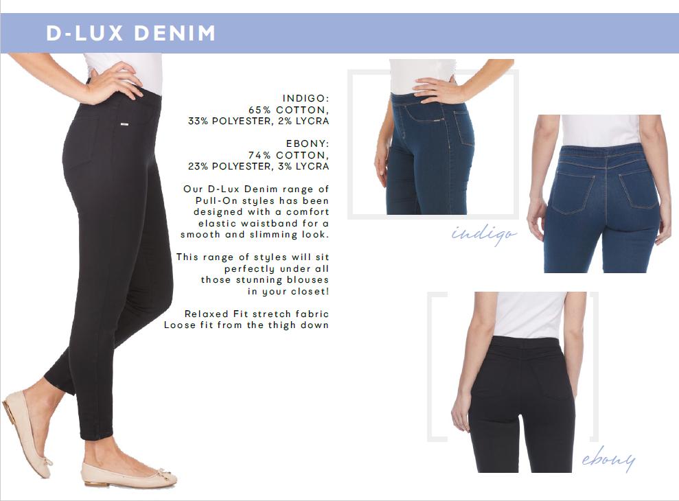 French Dressing Jeans Pull-On Super Jegging D-LUX Denim 
