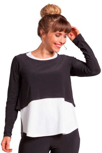 Shorty Top Long Sleeves, Style 22104-3 Sympli