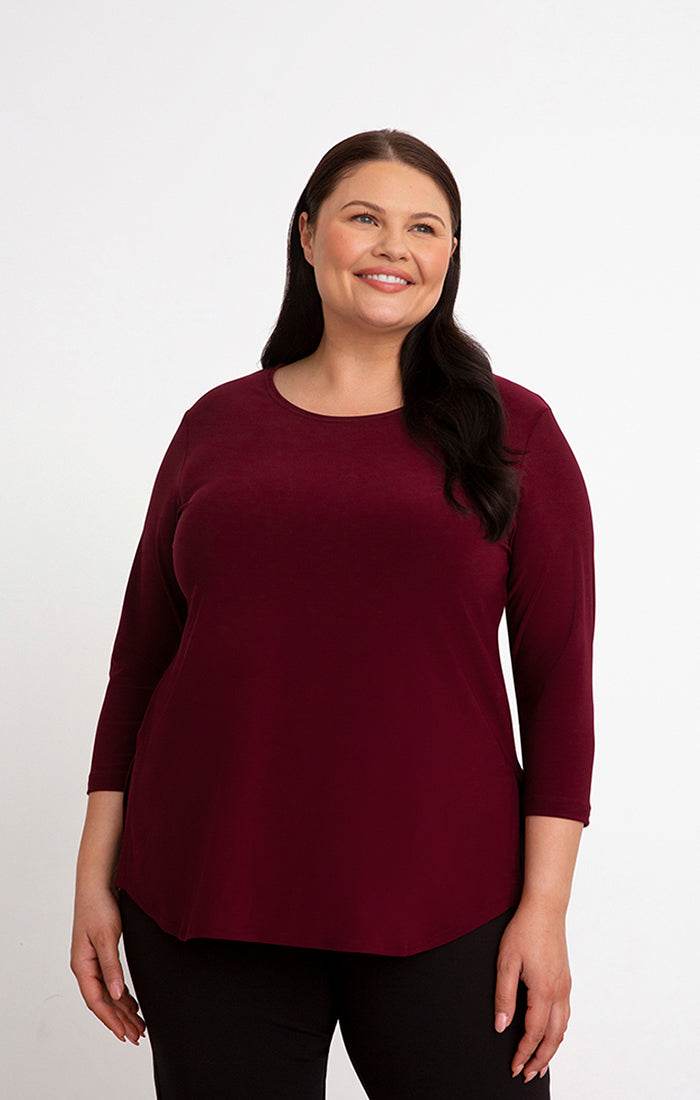 Plus Size Go To Classic T Relax 3-4 Sleeves - Dream Pants